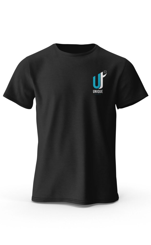 Unique Tennis T-Shirt Black